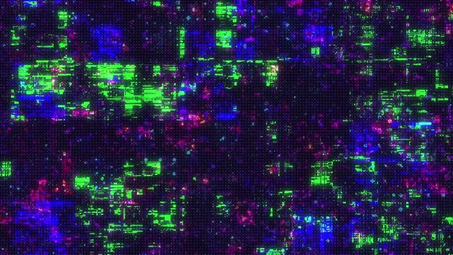 Digital Abstract Texture. Animated Background