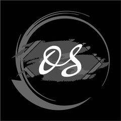 Initial handwriting/handwritten of signature logo