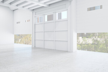 Modern gallery interior