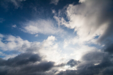 Cloudy sky texture background