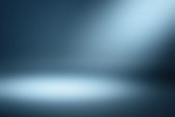 Abstract grey gradient room wallpaper with copy space. - obrazy, fototapety, plakaty