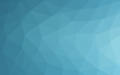 Fototapeta premium Light BLUE vector abstract polygonal texture.