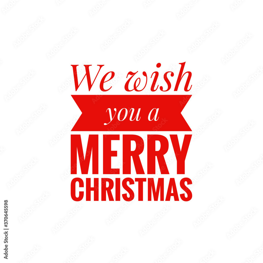 Canvas Prints Merry Christmas vector