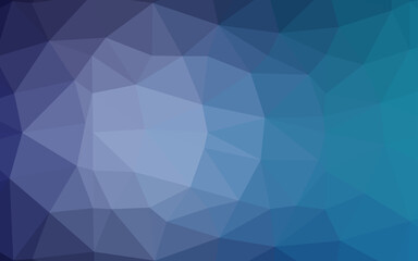 Light BLUE vector polygonal pattern.