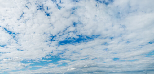 Fototapeta premium Cloudy sky. Panoramic view