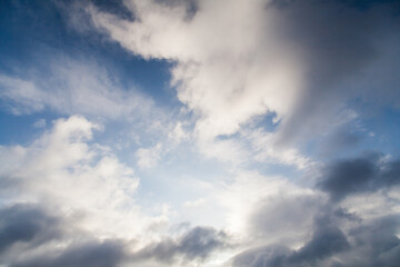 Naklejka na ściany i meble Cloudy sky texture background