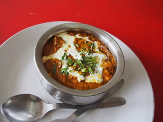 Vegetables curry, Rishikesh, Uttarakhand, North India, India