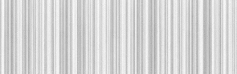 Panorama of Fabric image of white curtains With fine lines texture and seamless background