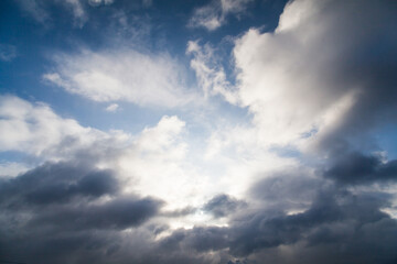 Fototapeta premium Cloudy sky texture background