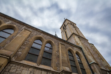 Cathedral of the Sacred Heart in Sarajevo, Bosnia and Herzegovina. This Church is one of the main landmark of Catholicism in Bosnia