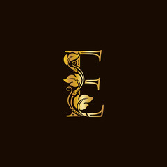 Elegant initial line logo