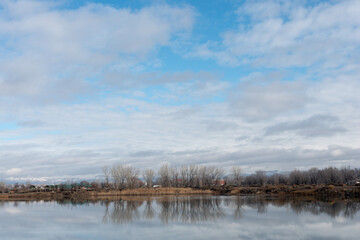 Winter Sky Over the Desert