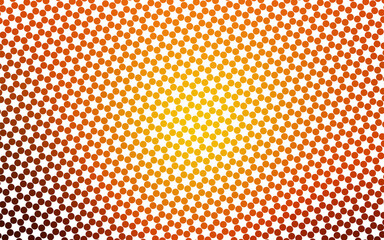 Light Orange vector template with circles.