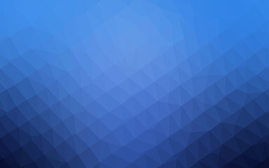 Light BLUE vector low poly cover.