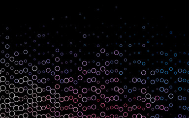 Light Blue, Red vector texture with disks.
