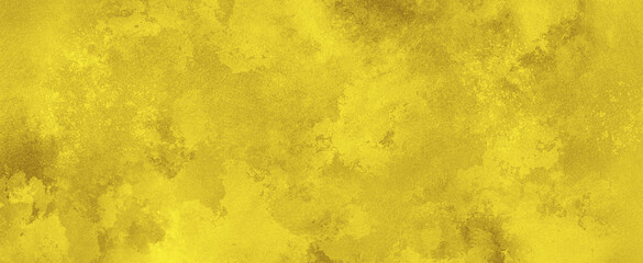 watercolor painting on old paper texture - yellow
