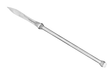 ancient sword isolated on white background