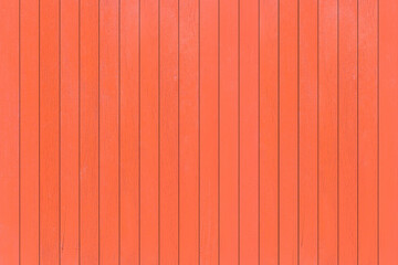 Wooden wall painted orange texture for background