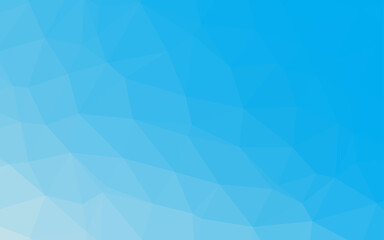 Light BLUE vector abstract mosaic pattern.