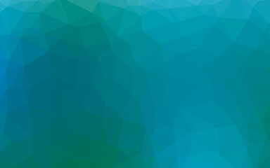 Fototapeta na wymiar Light Blue, Green vector shining triangular template.