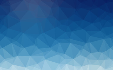 Light BLUE vector polygonal pattern.