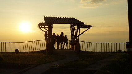 sunset on the region coffee colombia