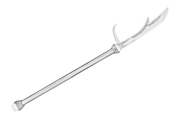 ancient sword isolated on white background