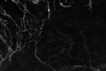 Black marble natural pattern for background, abstract natural marble black and white