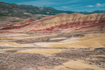 Painted Hills Overlook at the John Day Fossil Beds National Monument in central Oregon