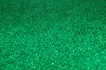 Fototapeta premium Green glitter holographic background