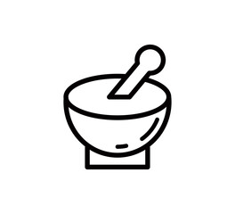 Herbal medical icon vector logo design template