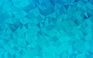 Fototapeta na wymiar Light BLUE vector abstract polygonal layout.