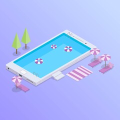 Smart Pool Isometric