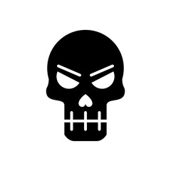 death skull head graphic silhouette style icon