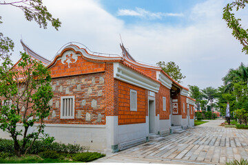 Fototapeta na wymiar Traditional architecture in Fujian Province, China.