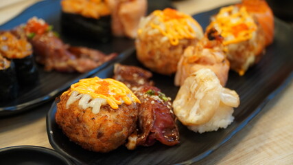 Sushi Rolls with Wagyu Beef The joy of deliciousness
