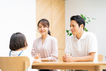 アジア人　親子　ポートレート