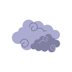 cloud chinese flat style icon