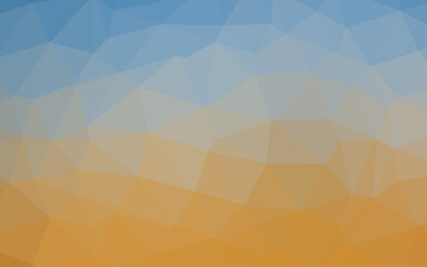 Obraz premium Light Blue, Yellow vector low poly texture.