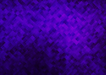 Dark Purple vector template with crystals, rectangles.