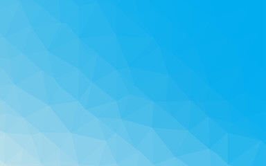 Light BLUE vector polygonal pattern.