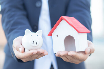 Banks provide home loans and low-interest loans.