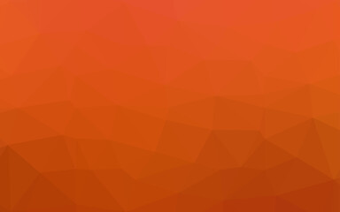 Light Orange vector blurry triangle pattern.