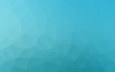 Light BLUE vector triangle mosaic cover.