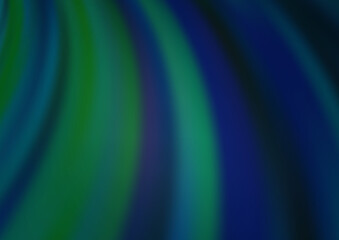 Dark BLUE vector template with abstract lines.