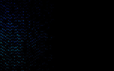 Dark Blue, Green vector template with circles.