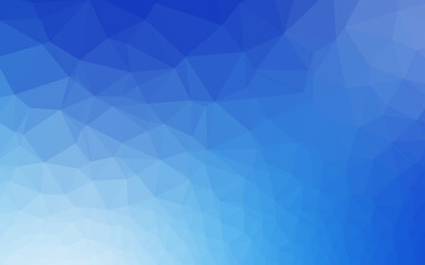 Obraz premium Light BLUE vector abstract mosaic background.