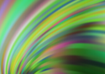 Fototapeta premium Light Green vector pattern with lamp shapes.