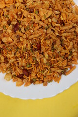 Namkeen or namkin or chiwada, savory snack in India during festivals