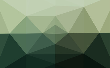 Obraz premium Light Green vector polygonal pattern.